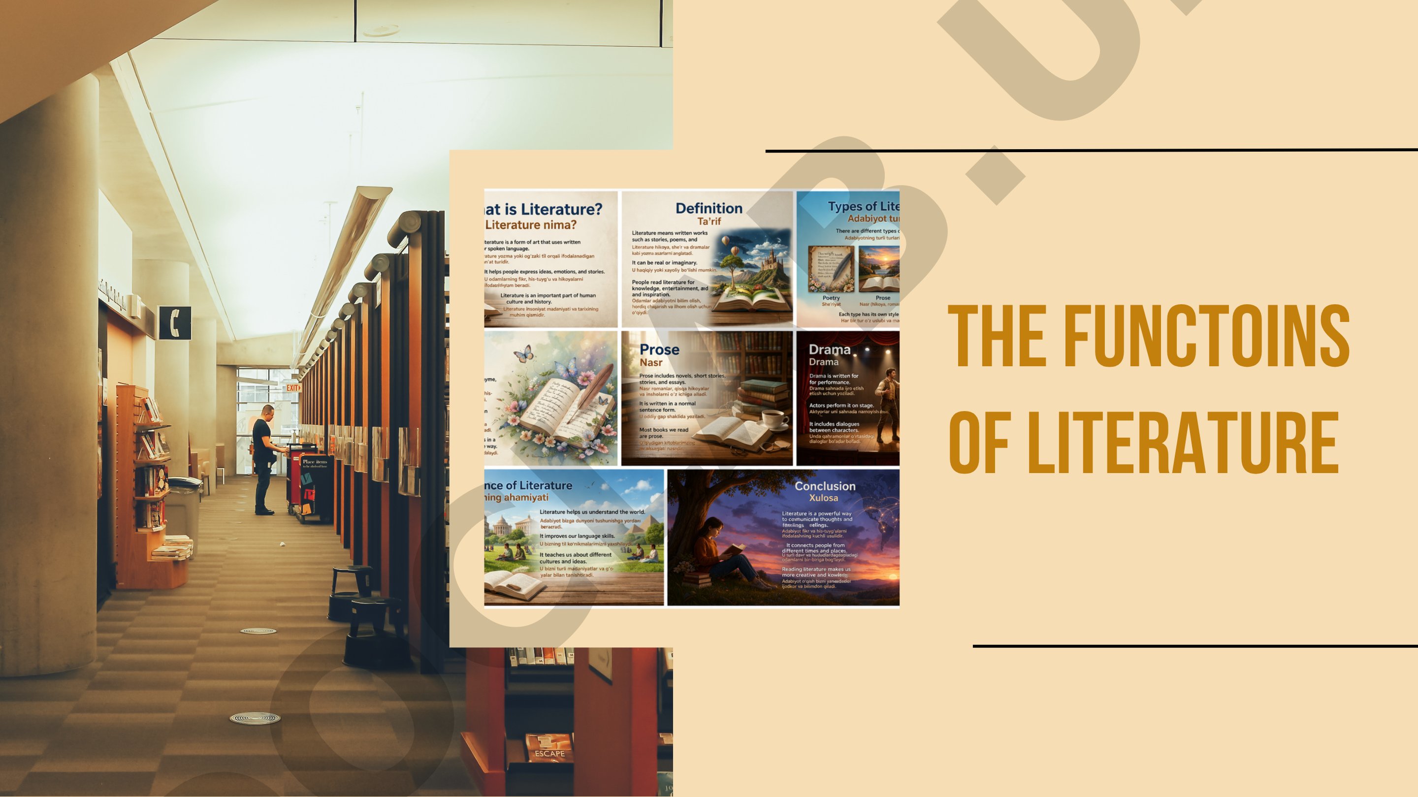The Functoins of Literature