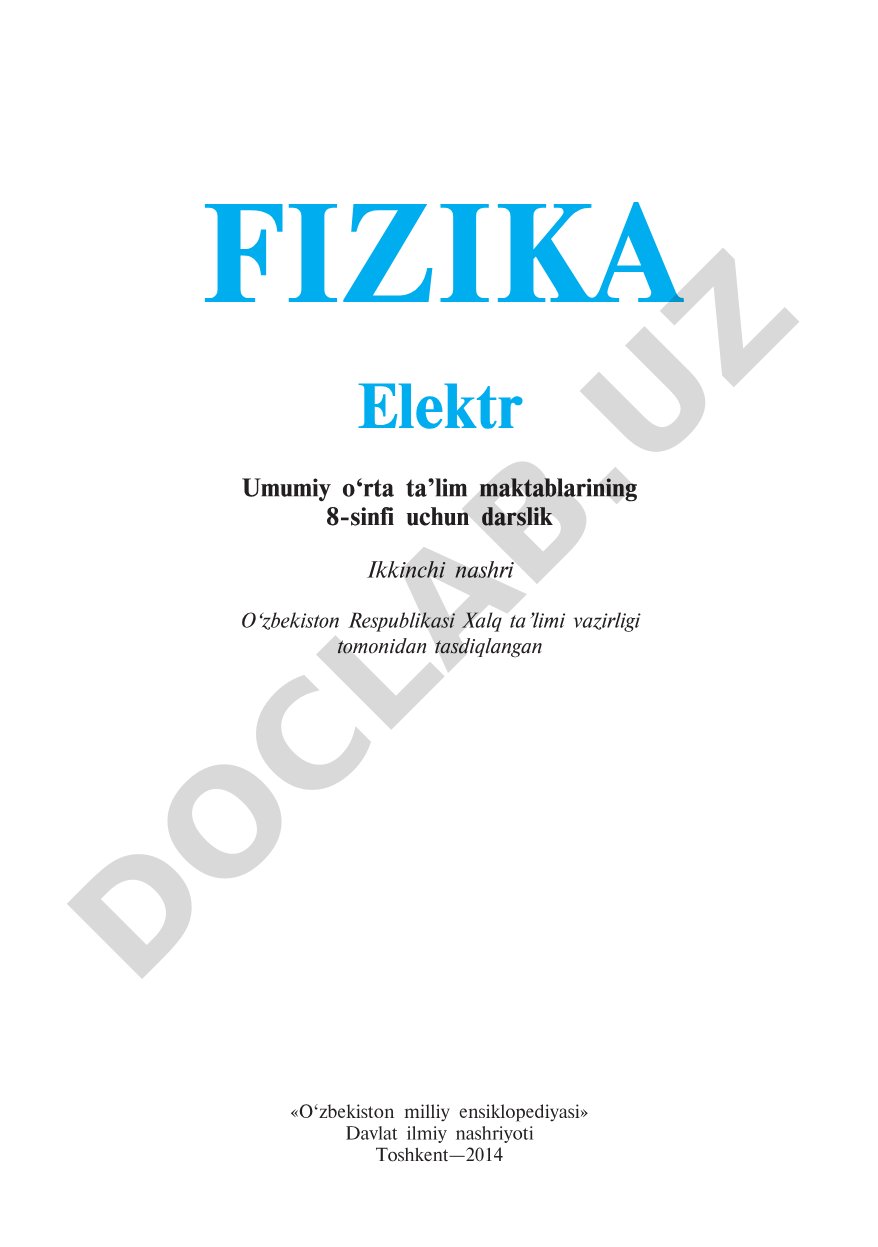 Fizika Elektr