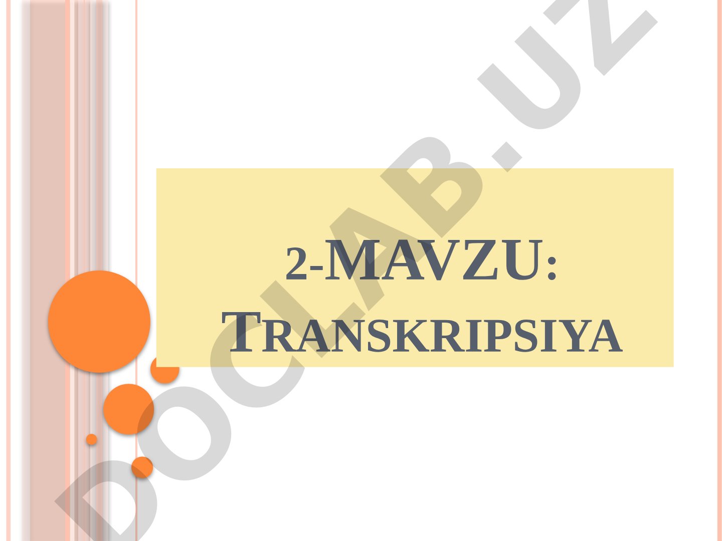 Transkripsiya