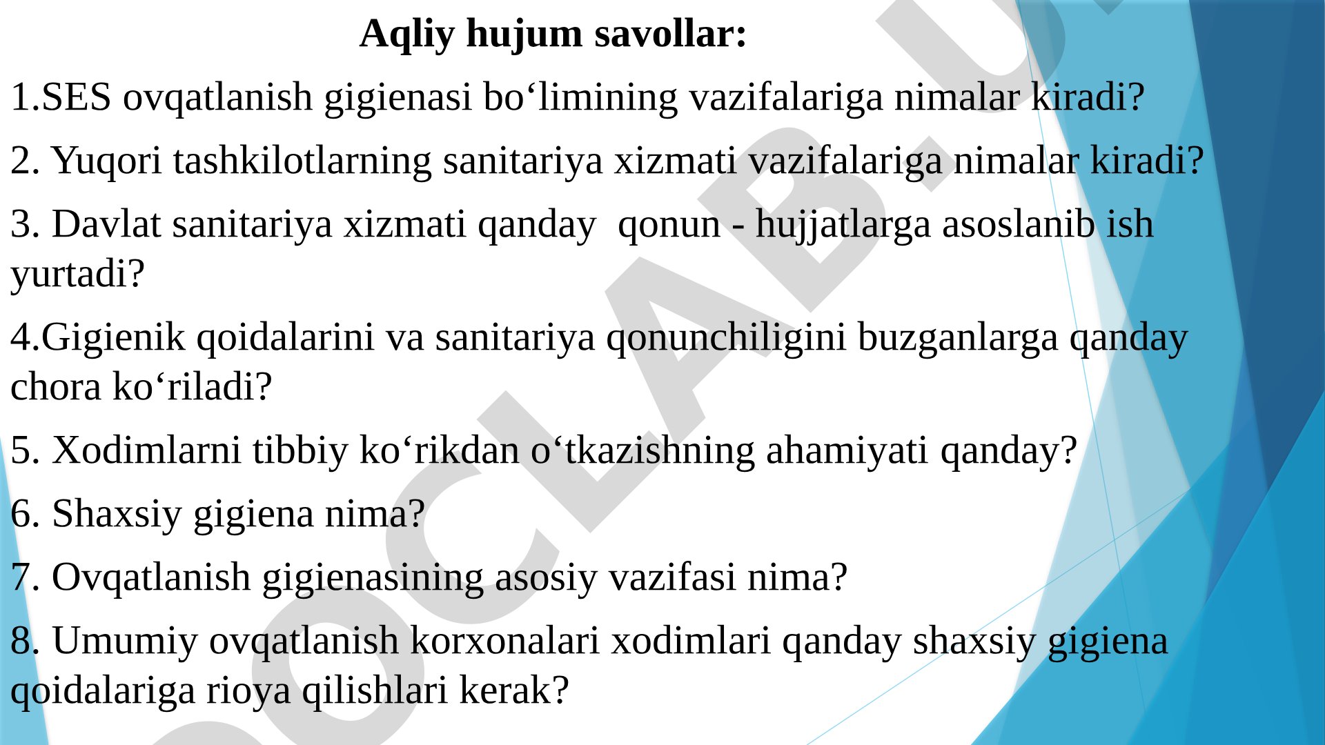 Sabzavotlarga birlamchi ishlov berish va turli taomlar uchun to‘g‘rash usullari