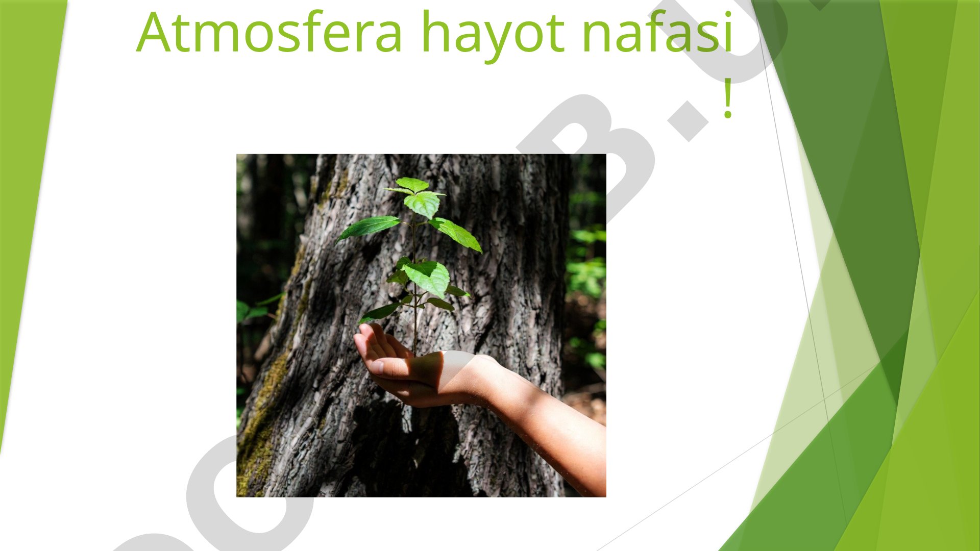 Atmosfera hayot nafasi