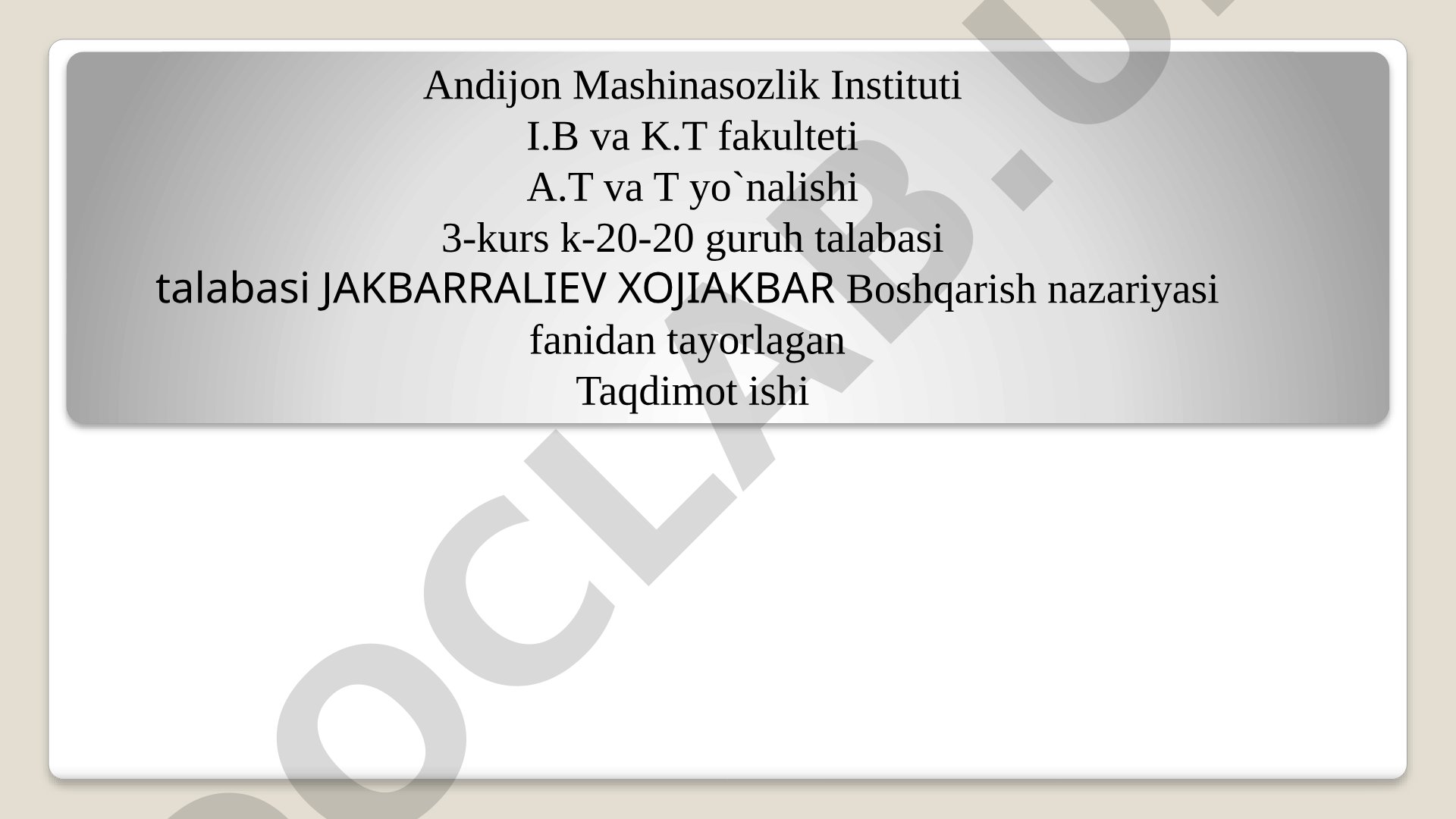 Strategik loyihalarni boshqarish: asosiy tushunchalar va kontseptual asoslar