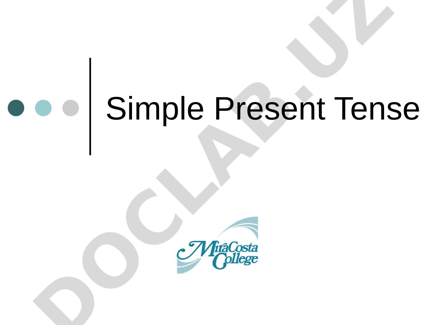 Simple Present Tense: Uses and Spelling Rules