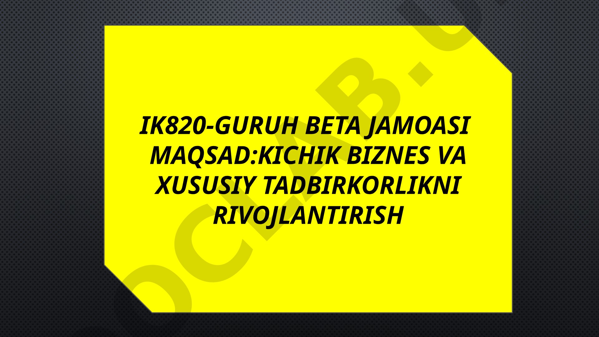 Gipsokarton profillari ishlab chiqarish