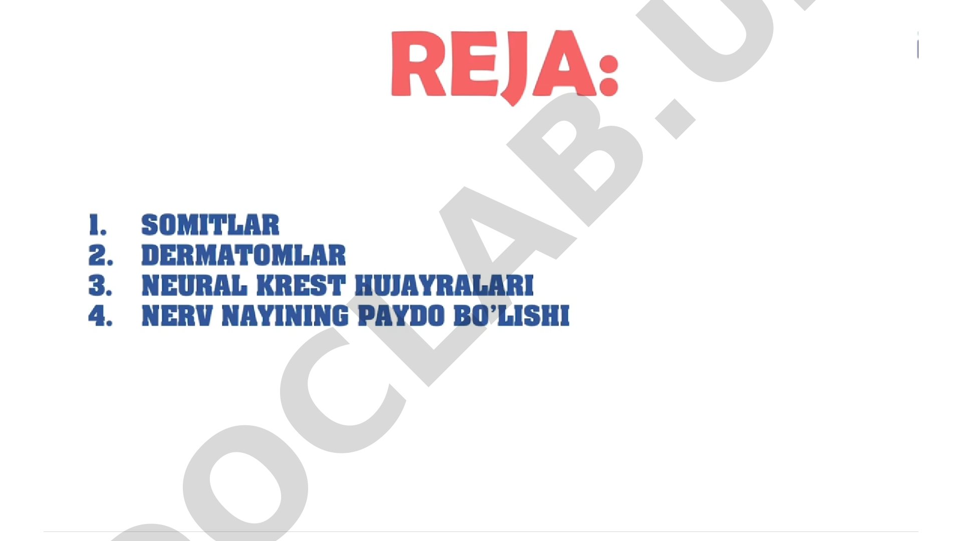Sonic hedgehog va boshqa rivojlanish genlari