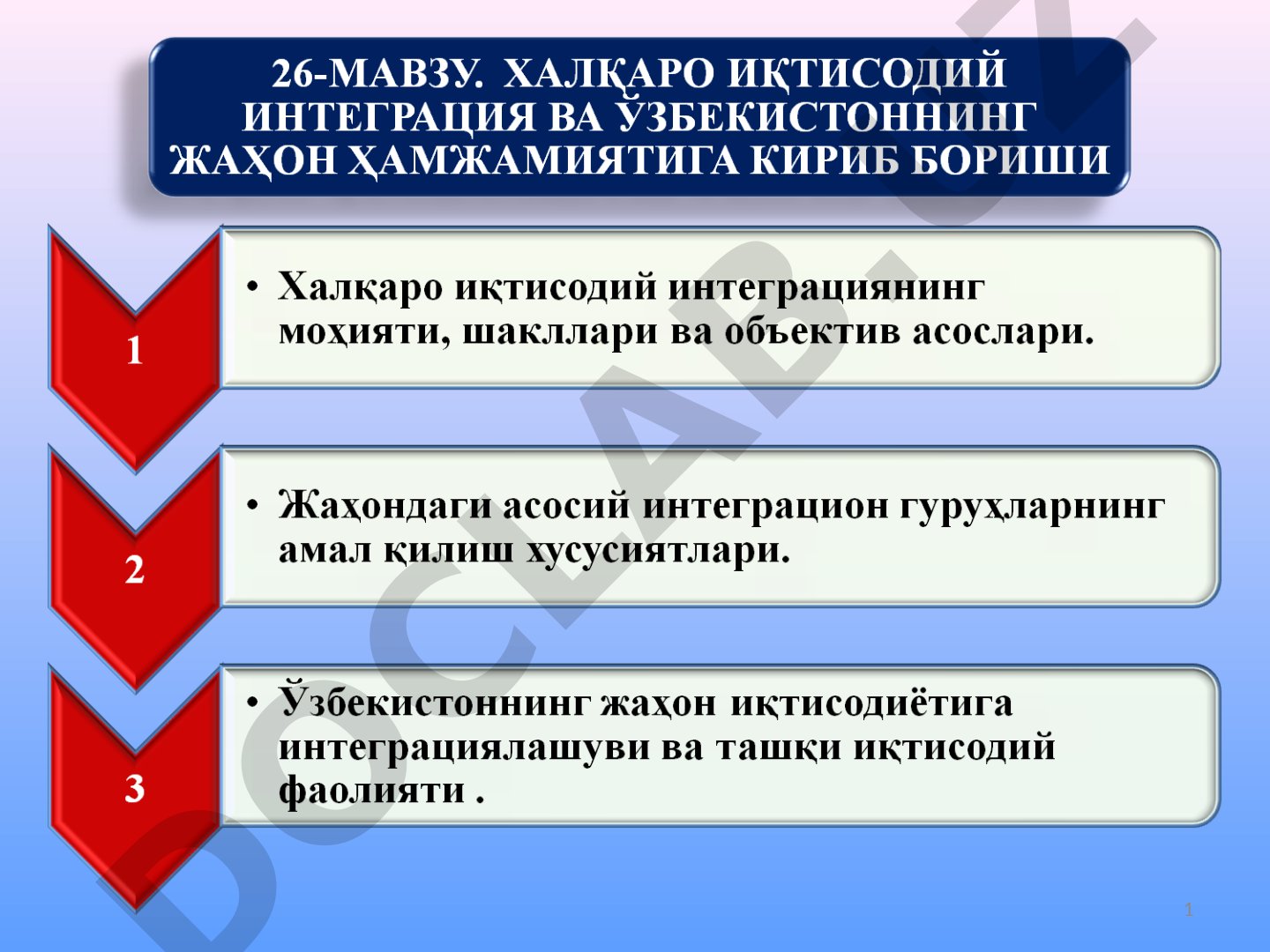 Халқаро иқтисодий интеграция