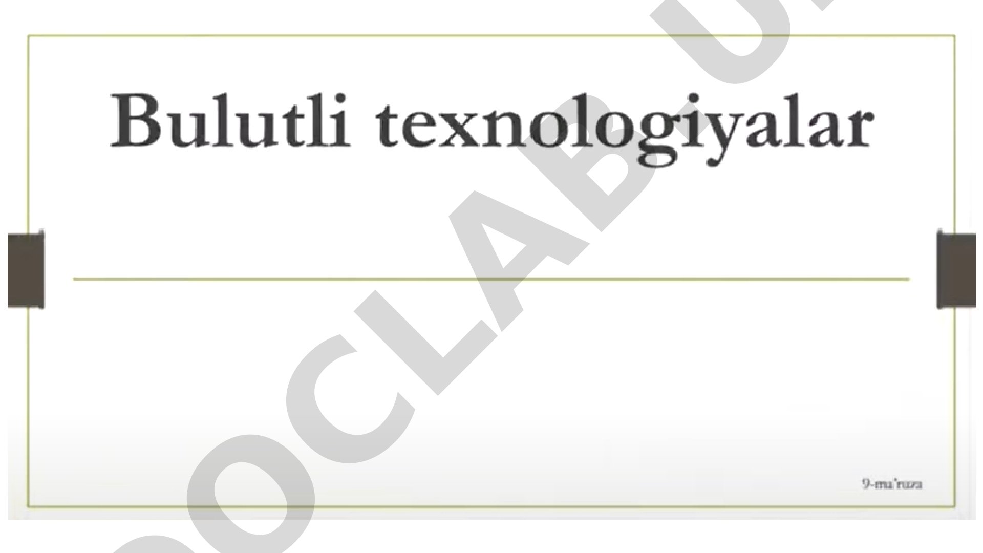 Bulutli texnologiyalar