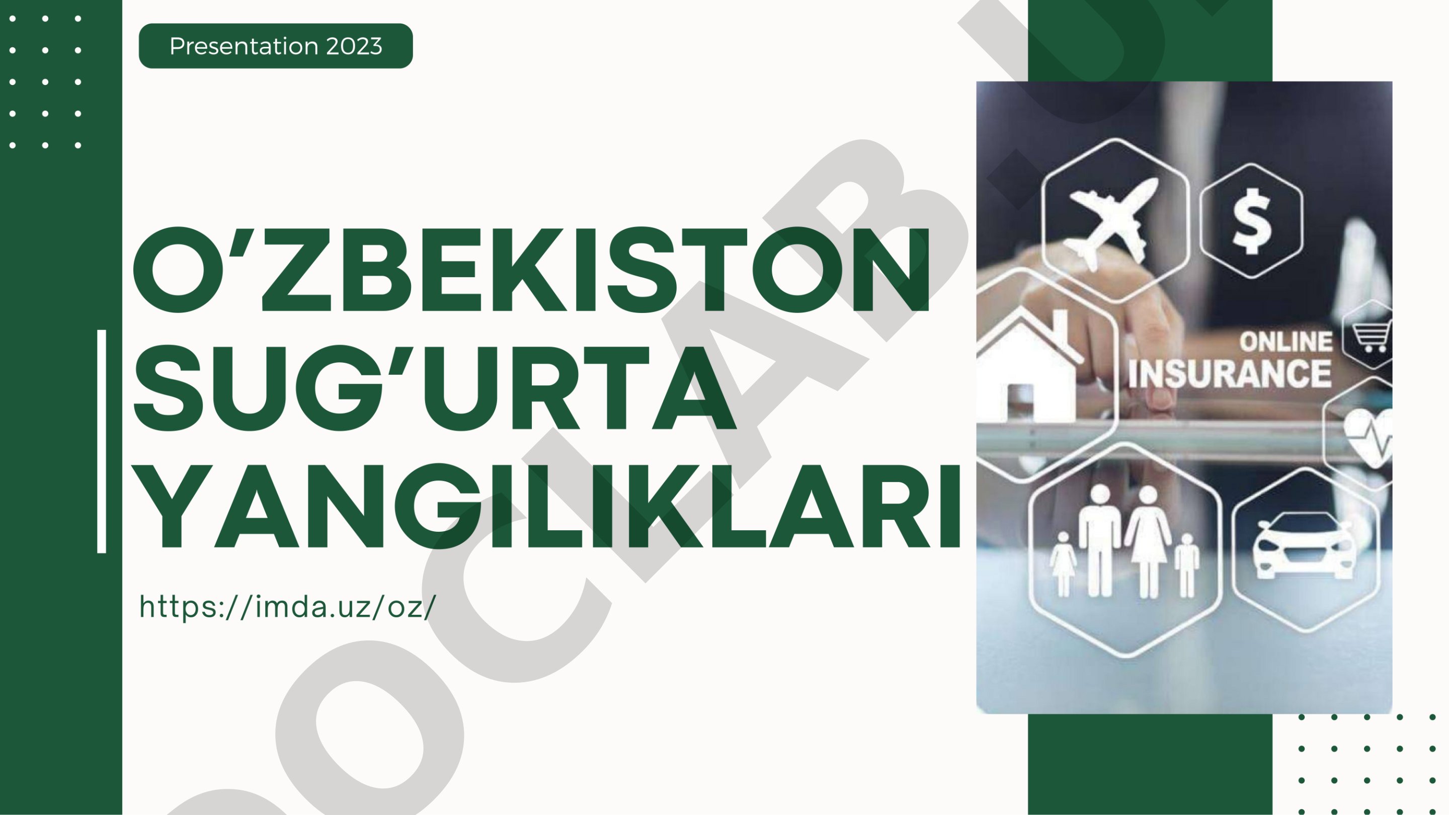Sug'urta ga bi yangiliklari