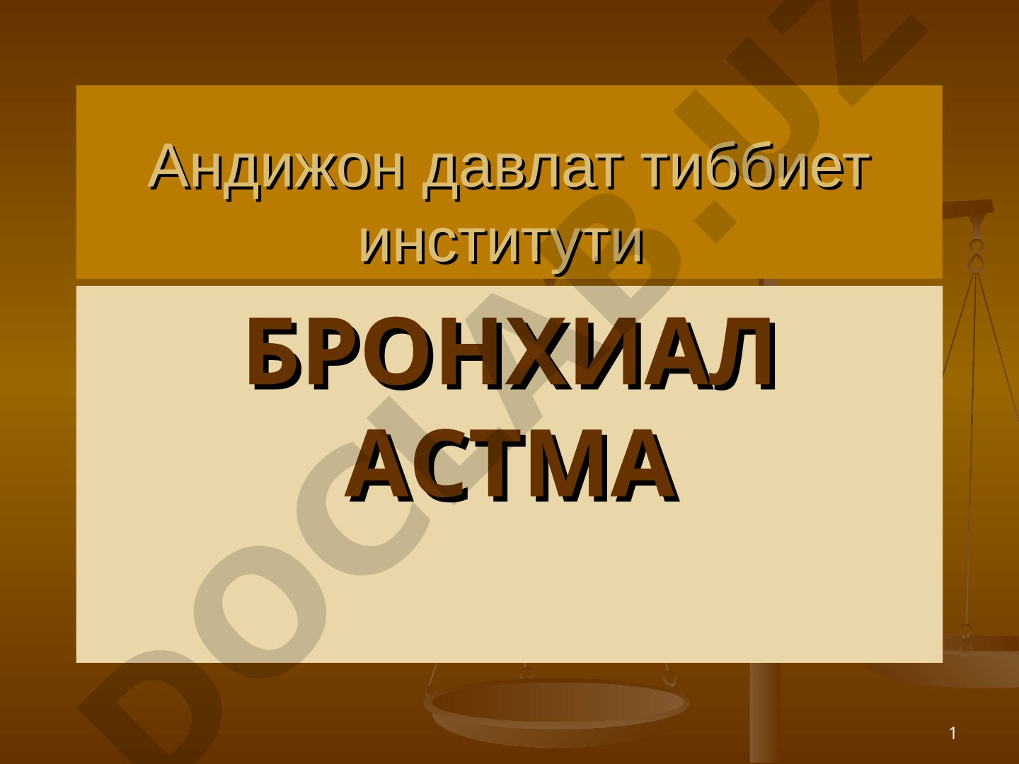 Bronxial astma