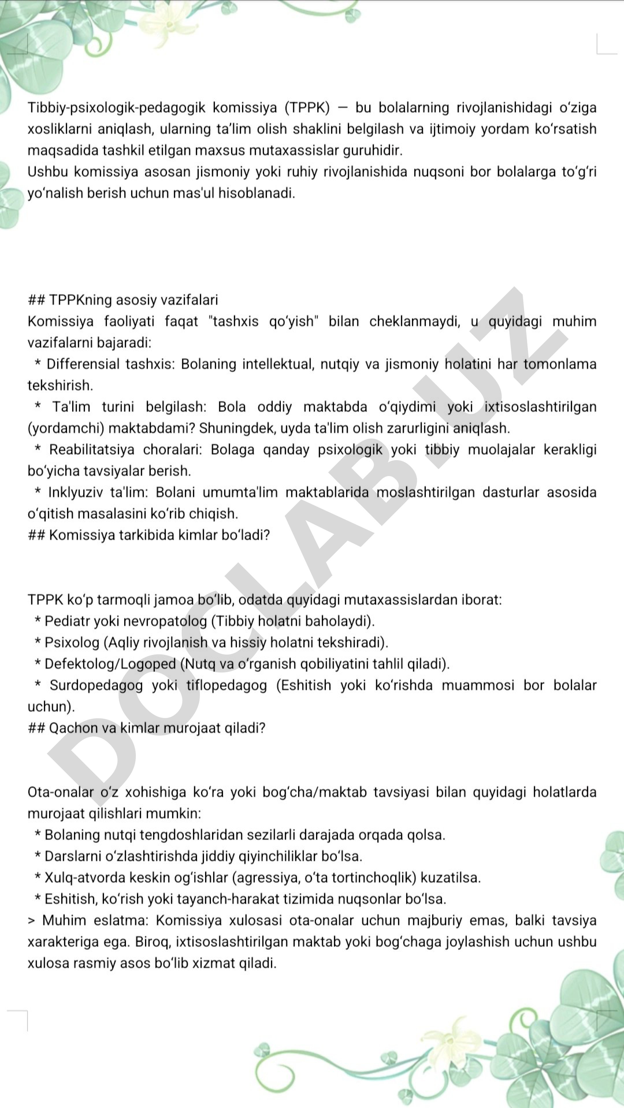 Tarix test