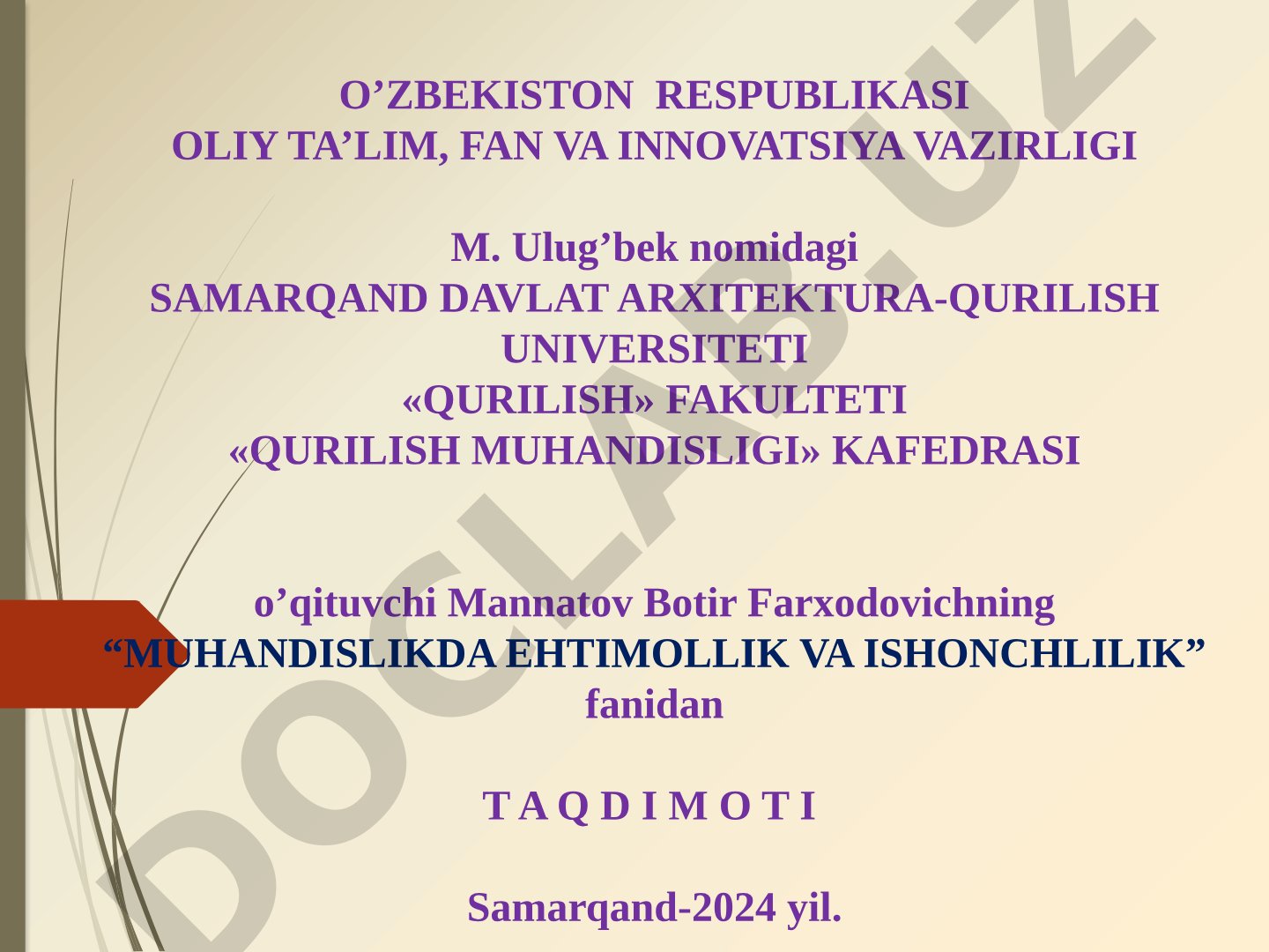 Qurilishda harakat, kuchlanish, o'lchov birliklari va ularning hisobiy aylanmalari