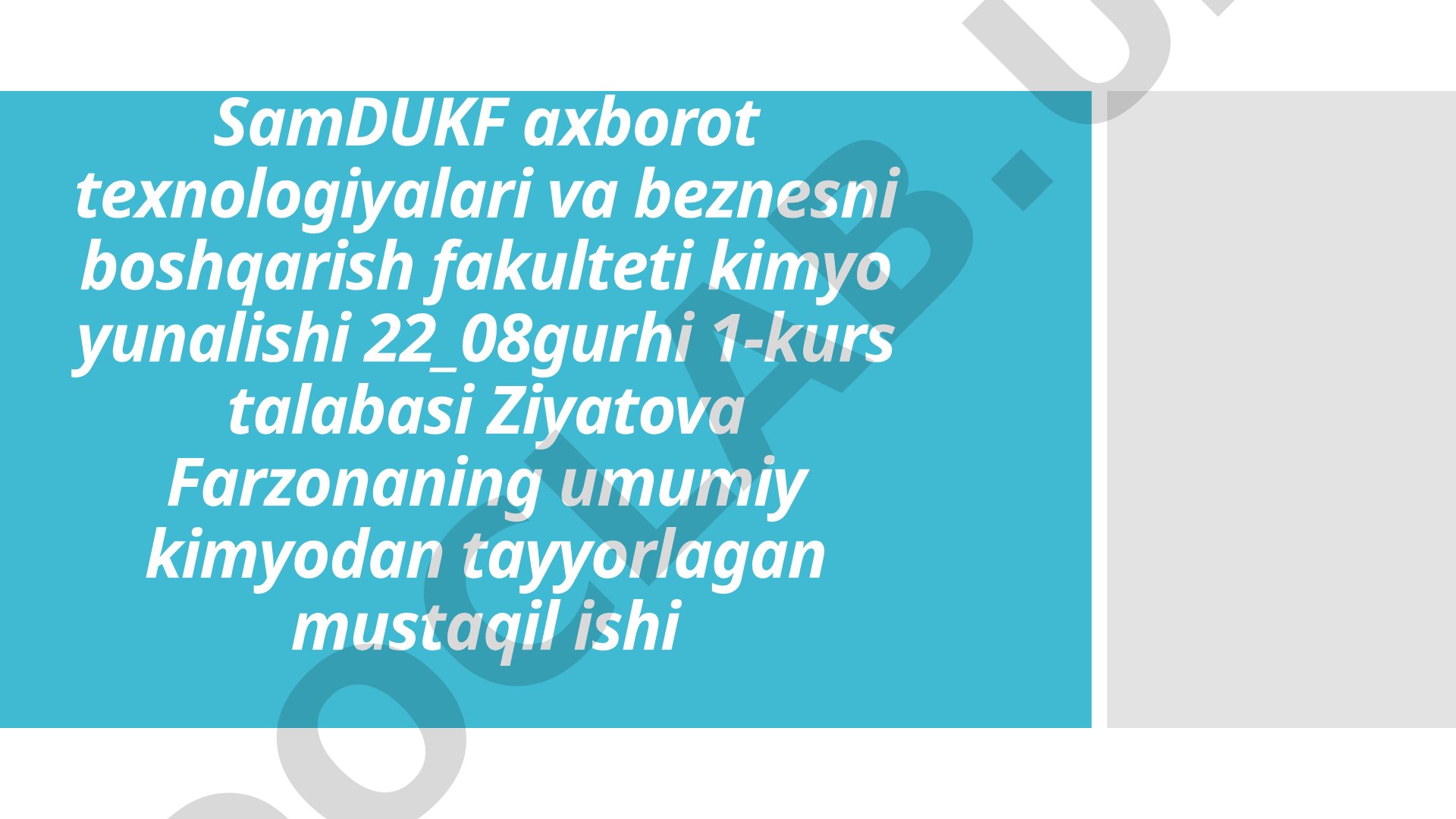 Ideal gazning bosimi ichki enargiyasi Va issiqlik sigʻimi