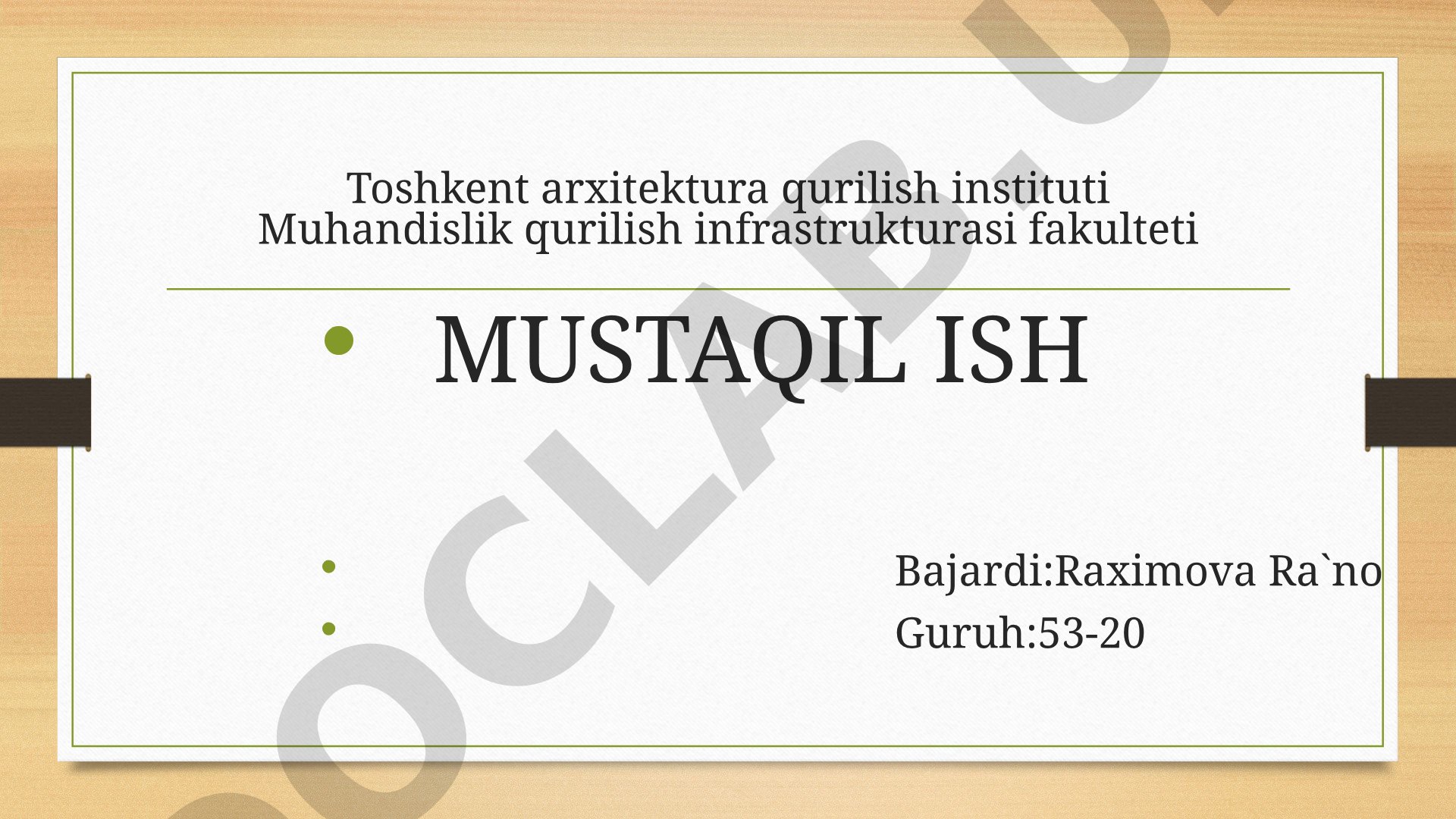Jonli devorlarning joylashuvi va normativ o'lchamlari haqida taqdimot