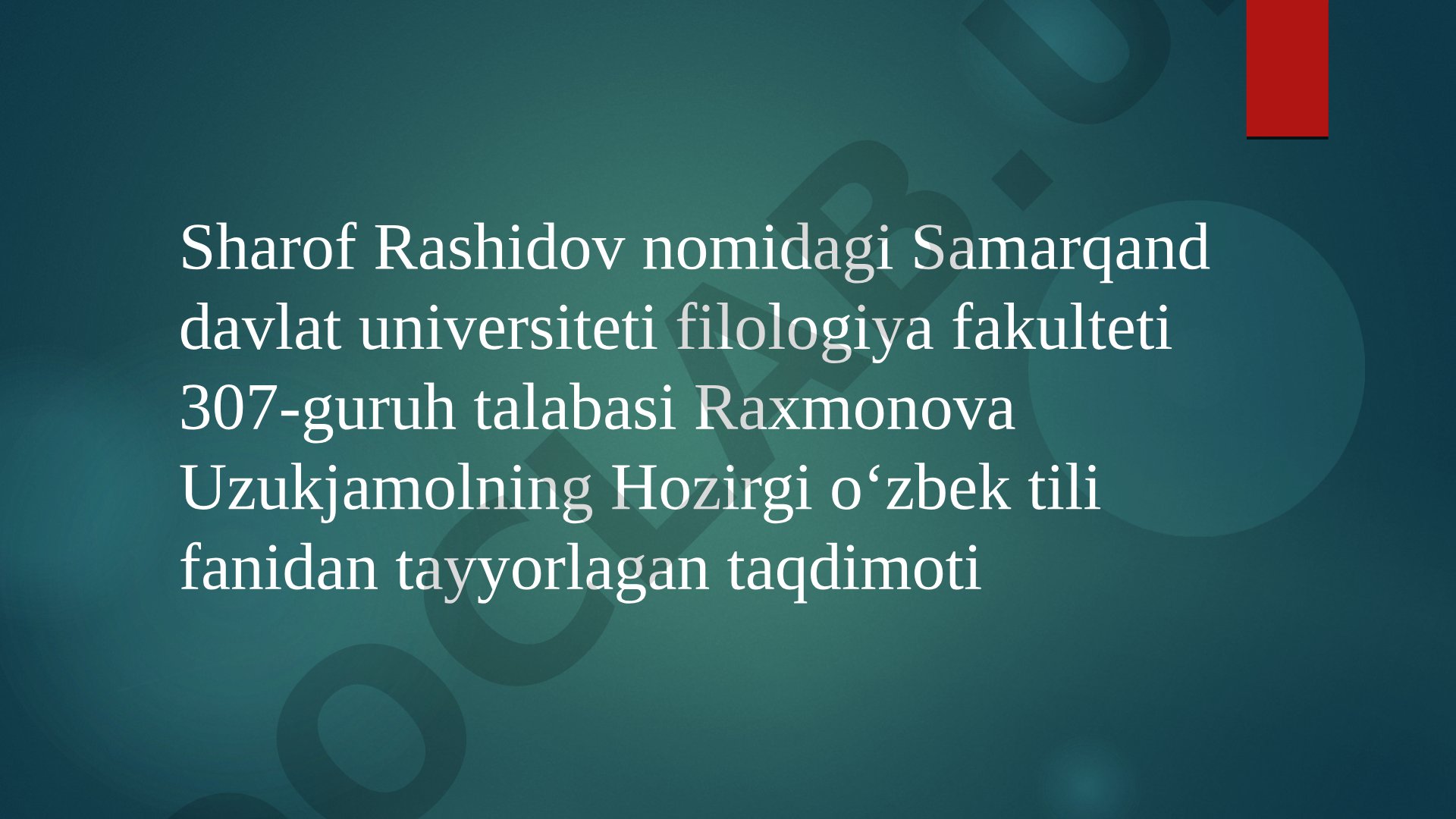 Qoʻshma gaplar tasnifi, turlari va ularning xususiyatlari haqida taqdimot