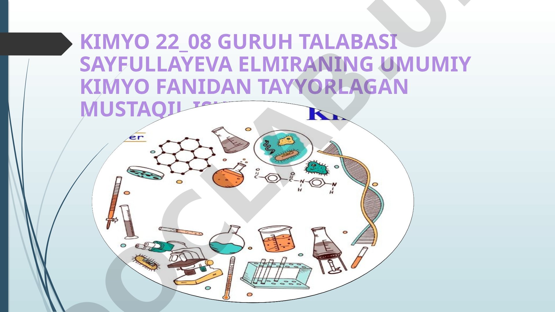 Kataliz. Massalar ta'siri qonuni. Kimyoviy reaktsiya tezligi