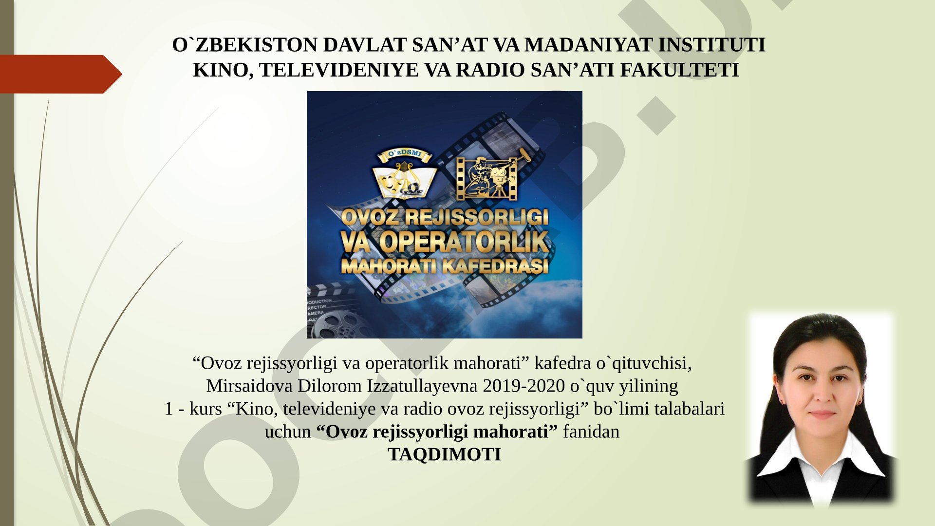 Tovush tushunchasi, turlari, to'lqinlari va xususiyatlari haqida taqdimot