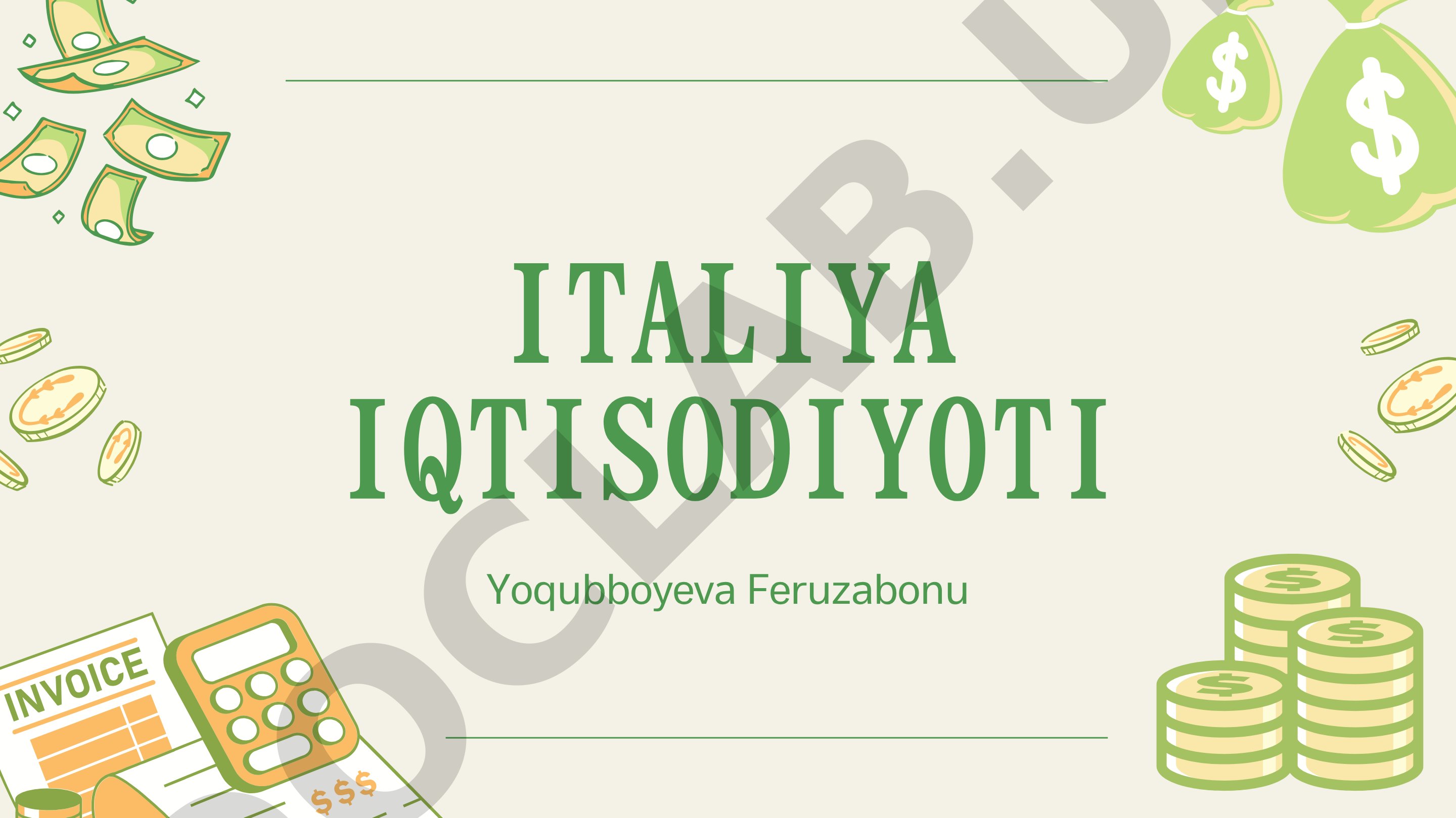 Italiya iqtisodiyoti