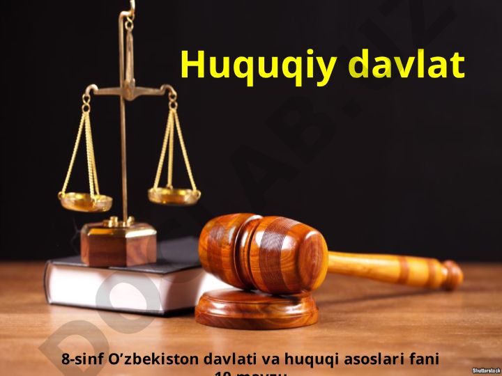 Huquqiy davlat va etatik davlat turlari