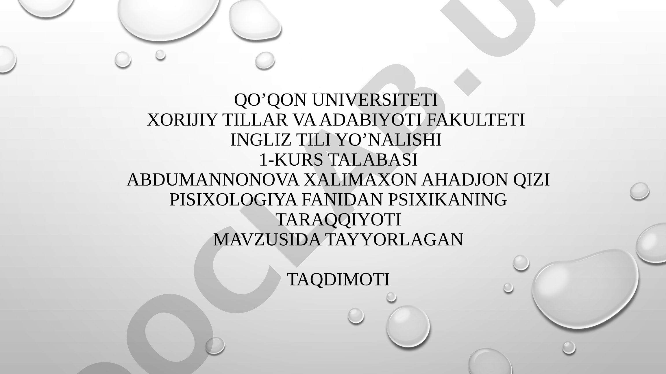 Psixikaning Taraqqiyoti: Ong va Ruhiyatning Sirli Yo'li