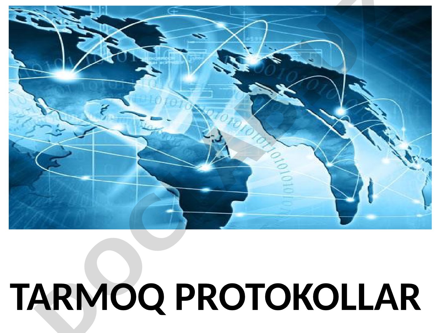 Tarmoq protokollar TSR/IP