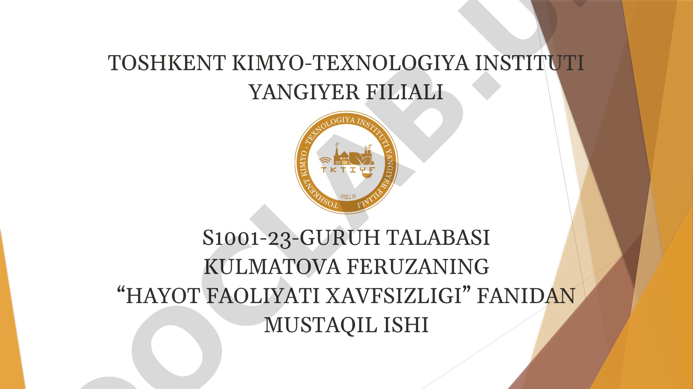 Korxona sanitariya-maishiy bino va xonadonlarga qo'yiladigan talablar