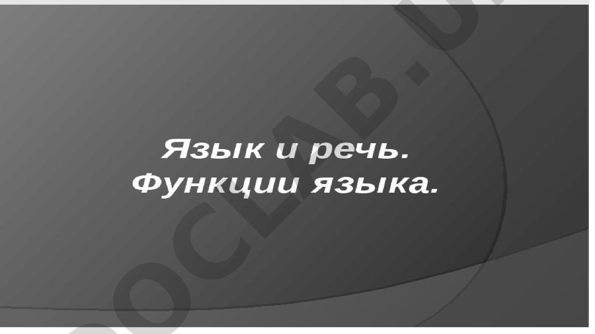 Лекция 3