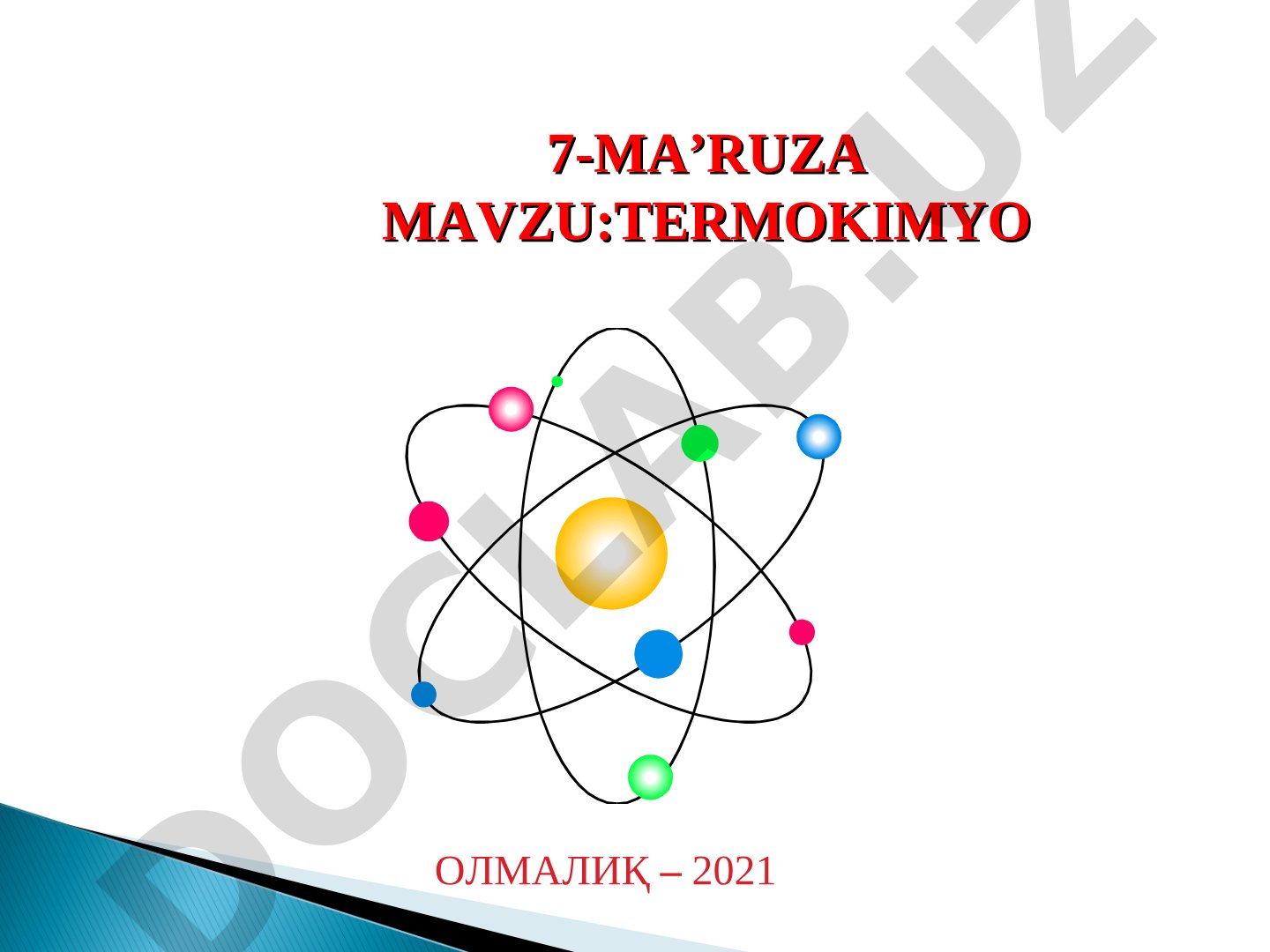 Termokimyo asoslari
