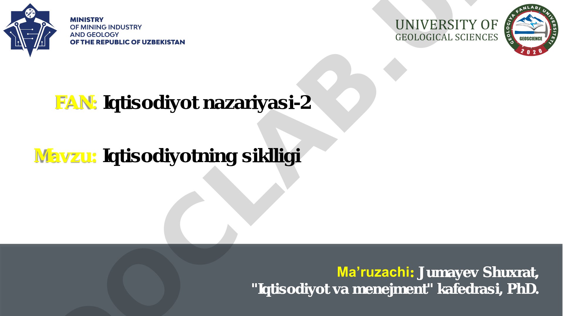 Iqtisodiyotning siklligi