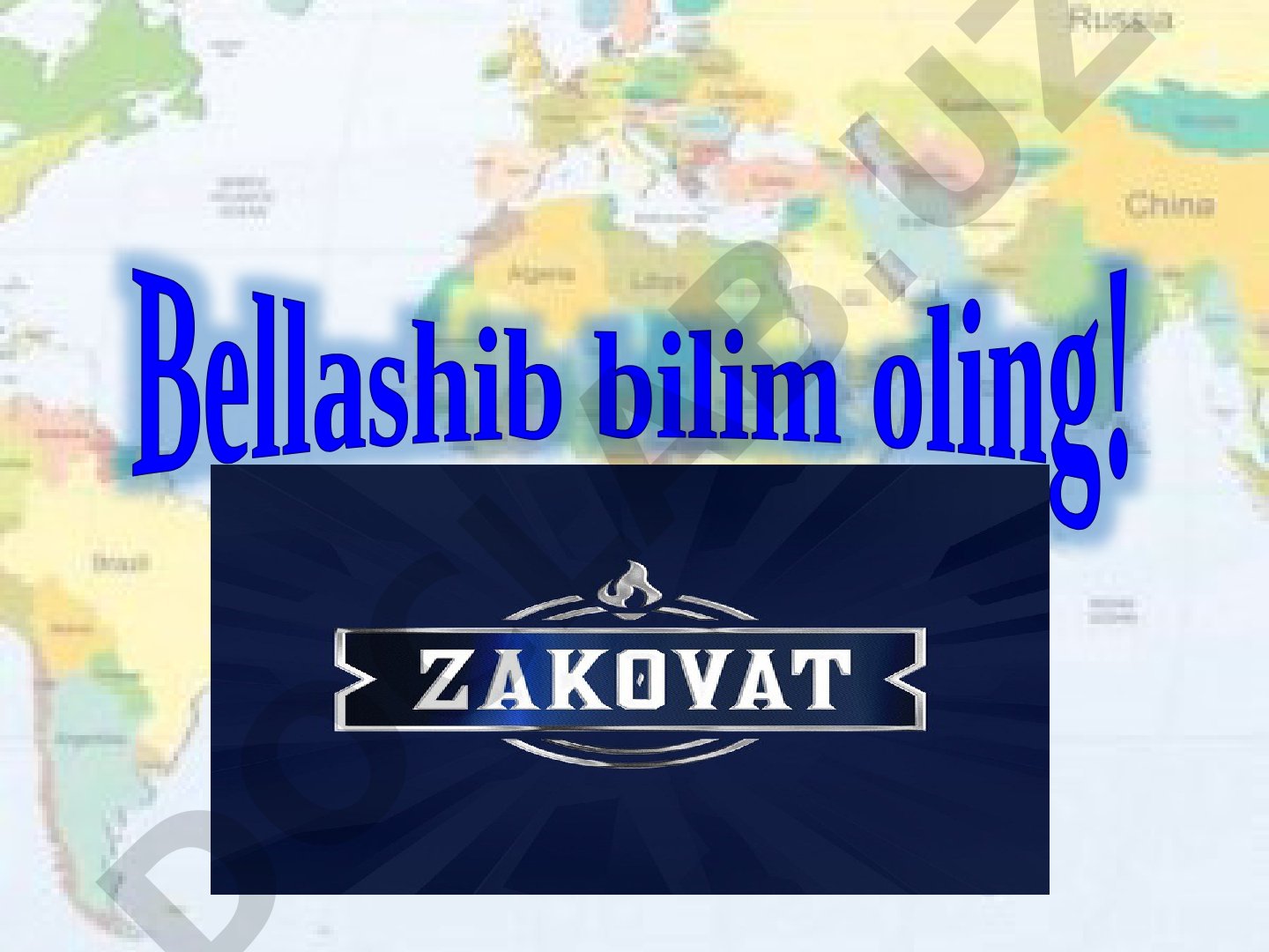Bellashib bilim oling!