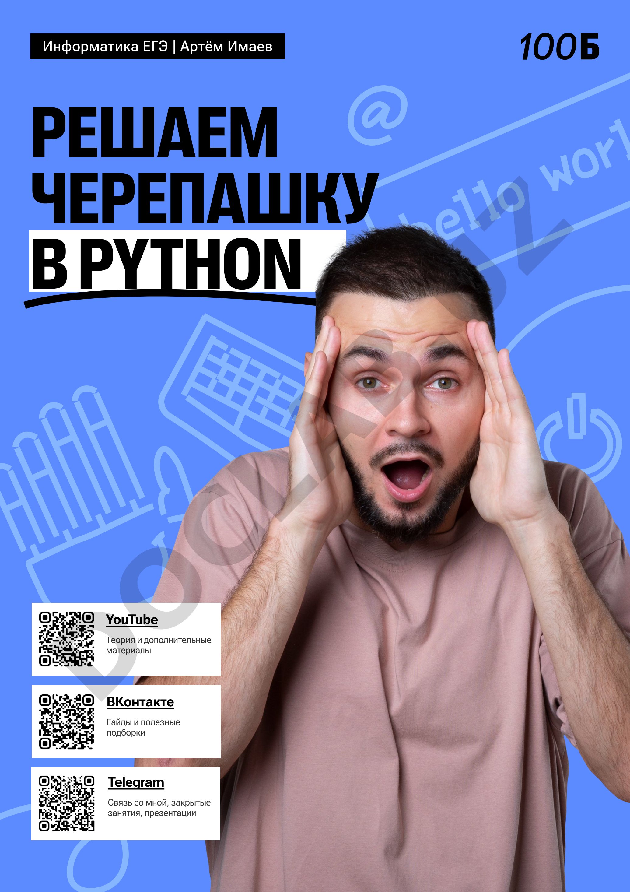 Решаем черепашку в Python
