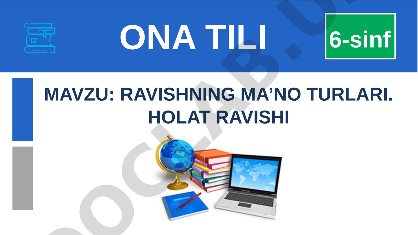 RAVISHNING MA’NO TURLARI. HOLAT RAVISHI