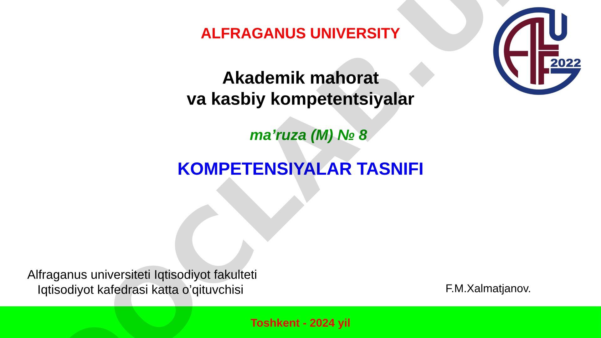 Kompetensiyalar tasnifi