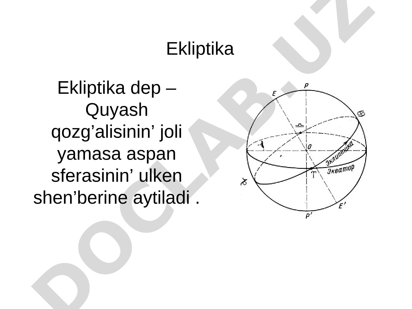 Ekliptika