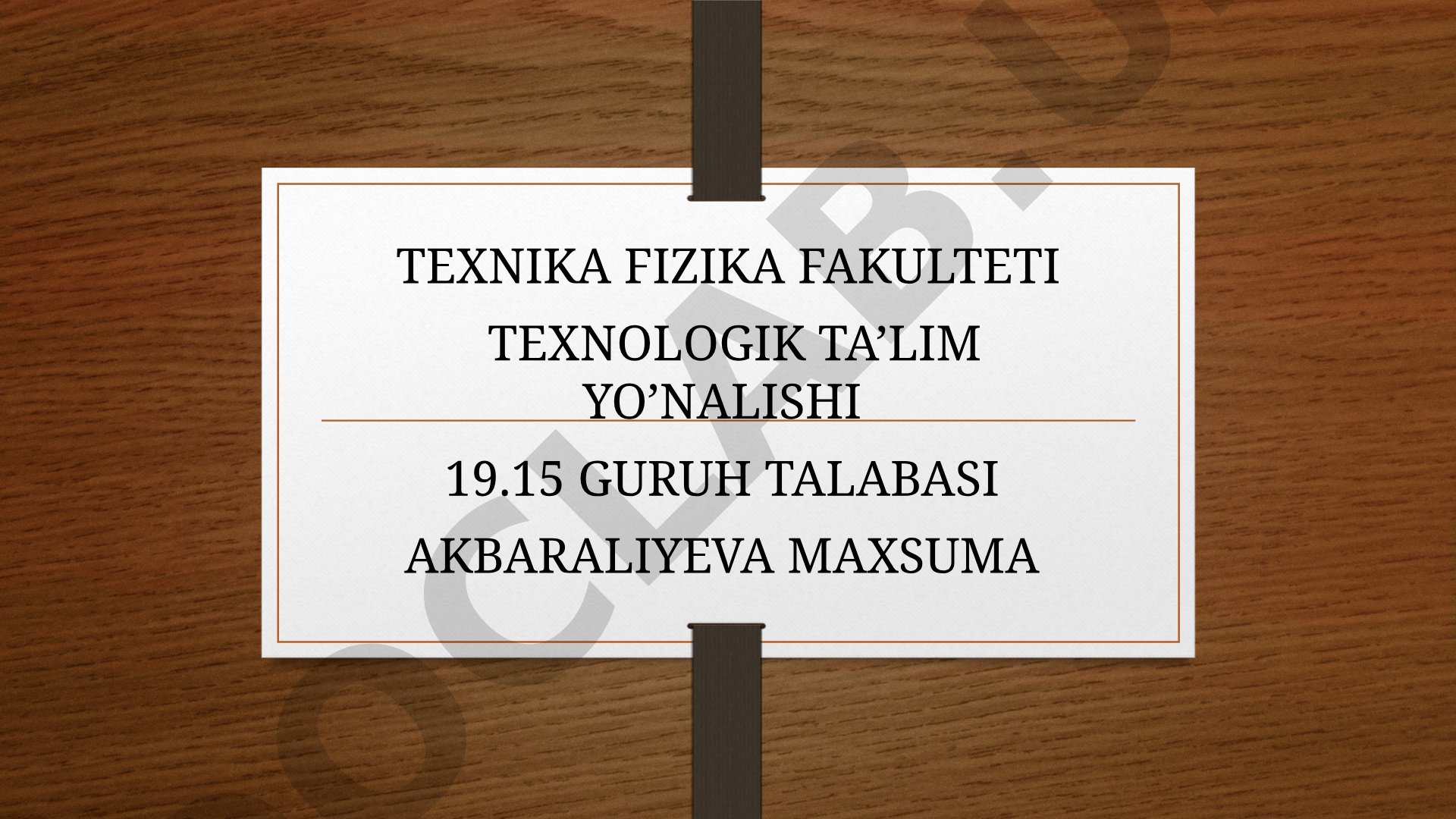 Yog'ochni quritish texnologiyasi va uskunalari