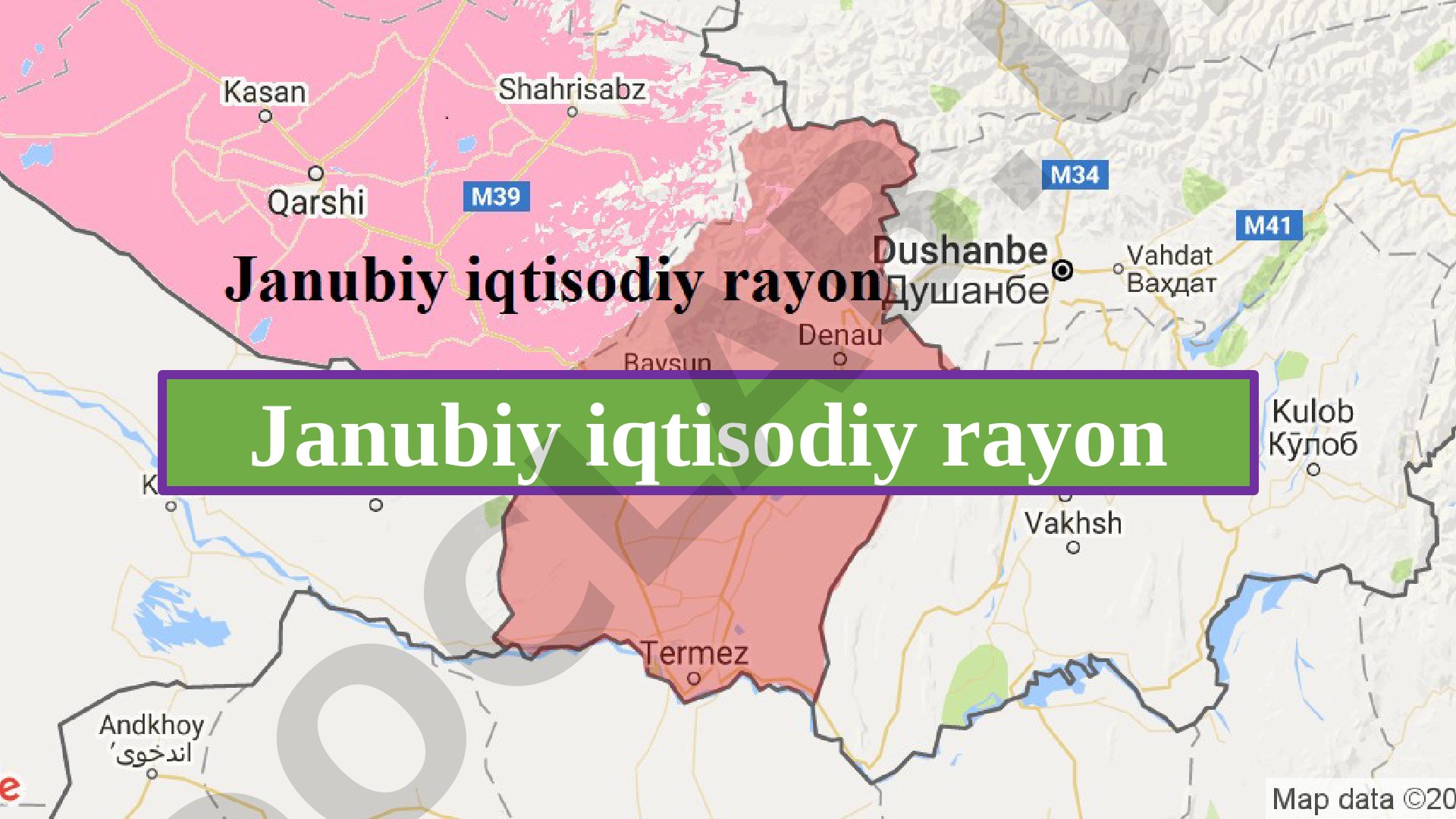 Janubiy iqtisodiy rayonning iqtisodiy-geografik o'rni va tabiiy boyliklari