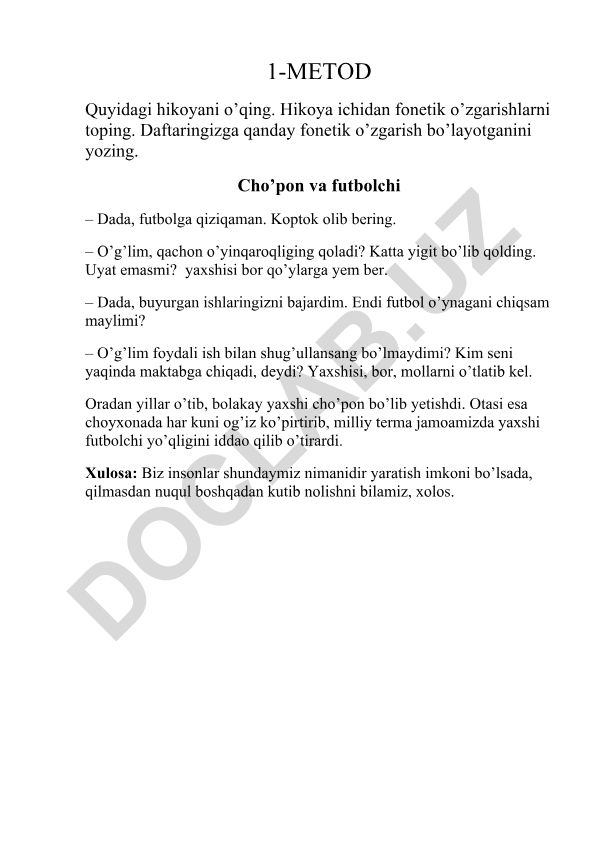 Fonetik o'zgarishlar va maqollar