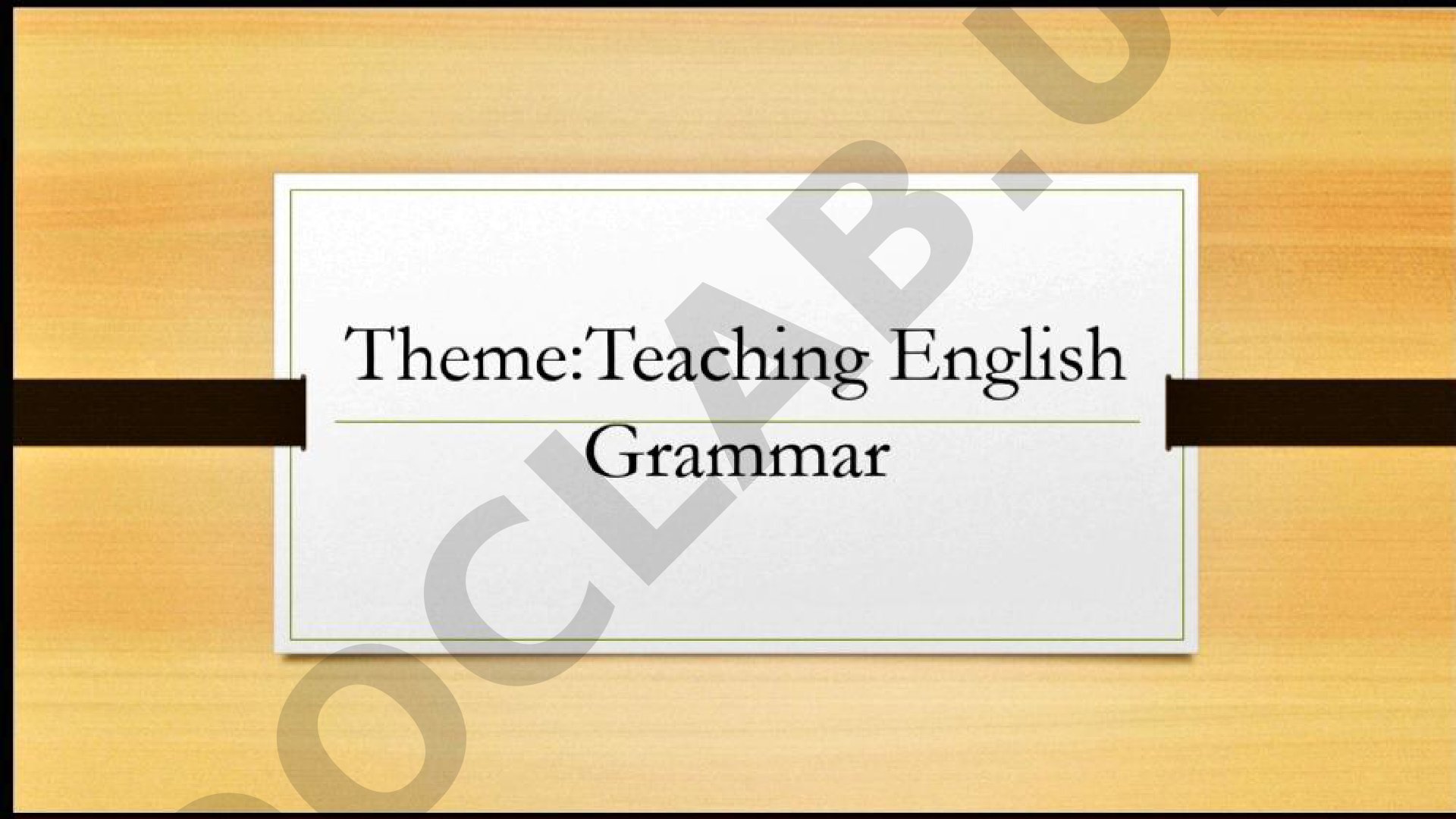 The Importance of Teaching English Grammar