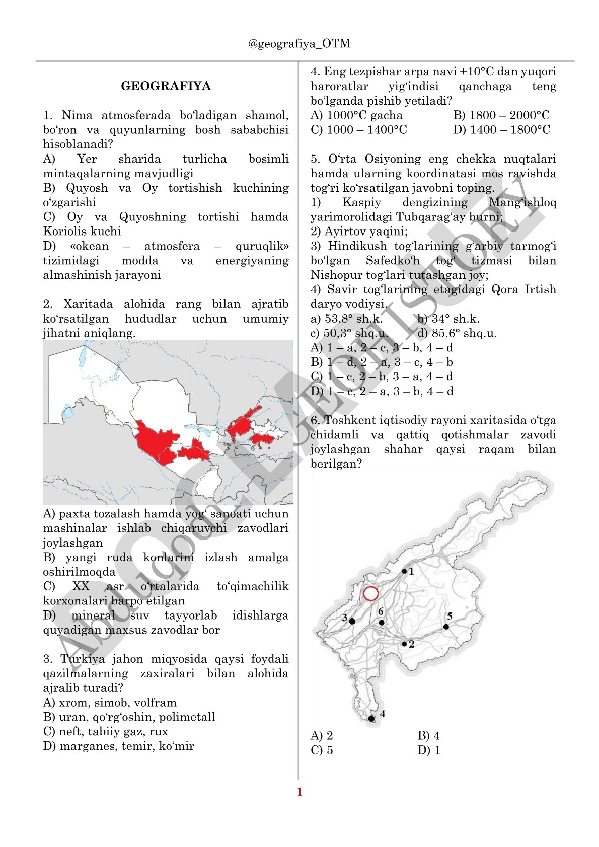 Geografiya