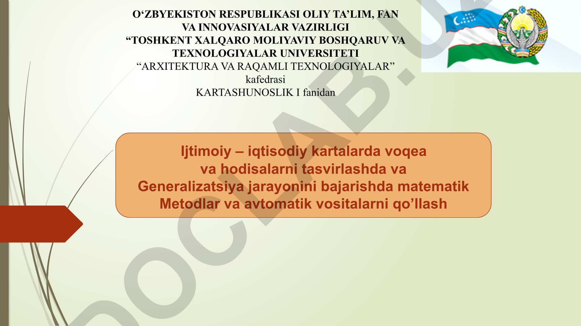 Kartografik generalizatsiya va uning xususiyatlari