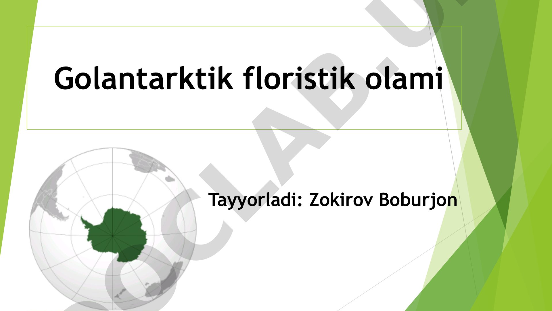 Golantarktik floristik olami