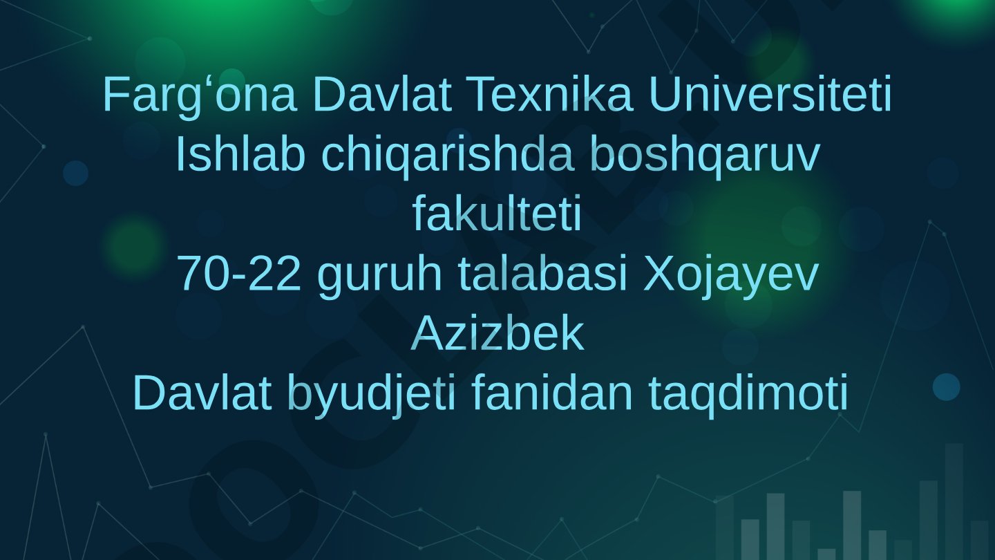 Mahalliy byudjetlar xarajatlari tizimi, ularni optimallashtirish masalalari