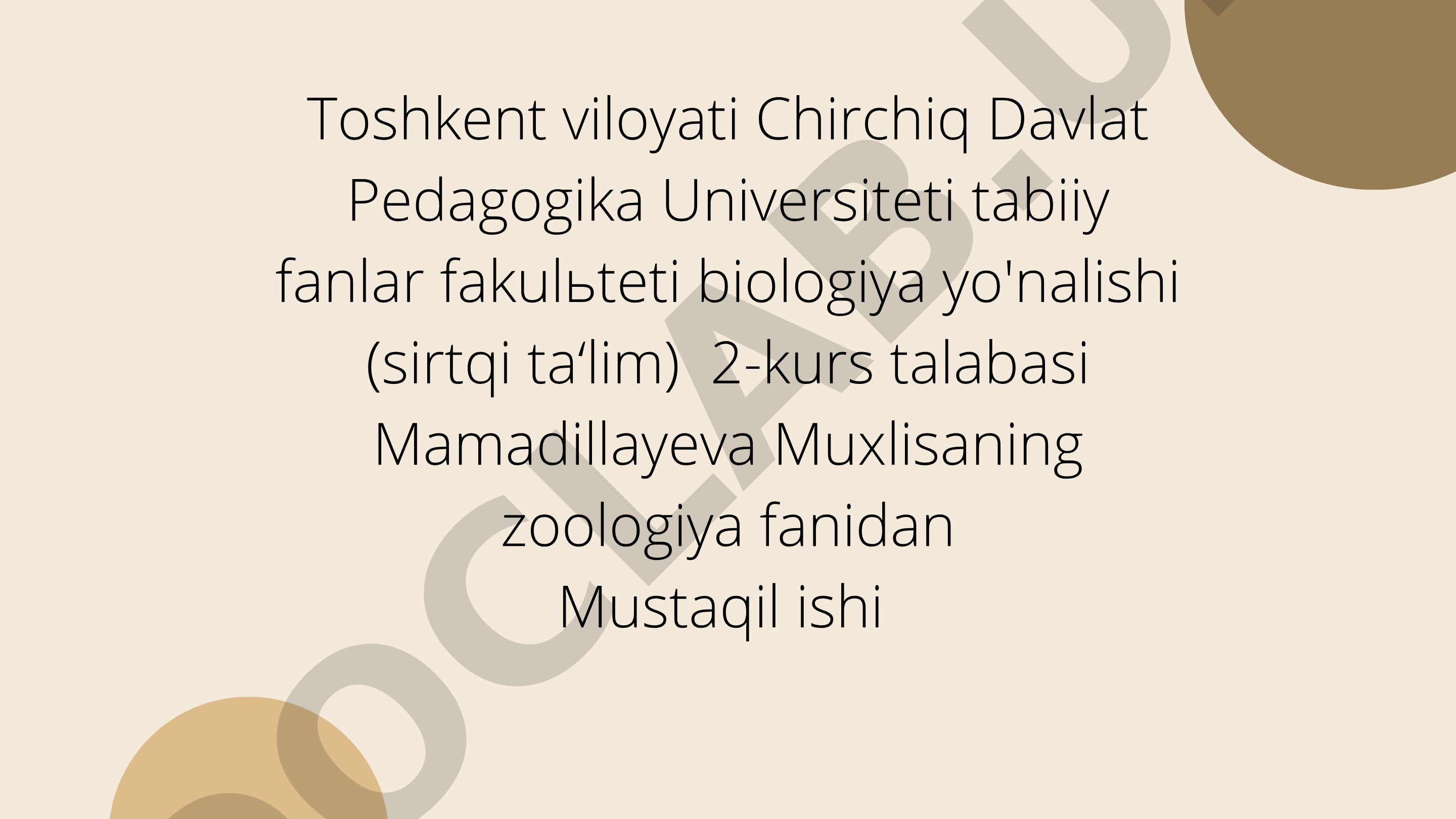Zog‘ora baliqning skeleti va ichki tuzilishi