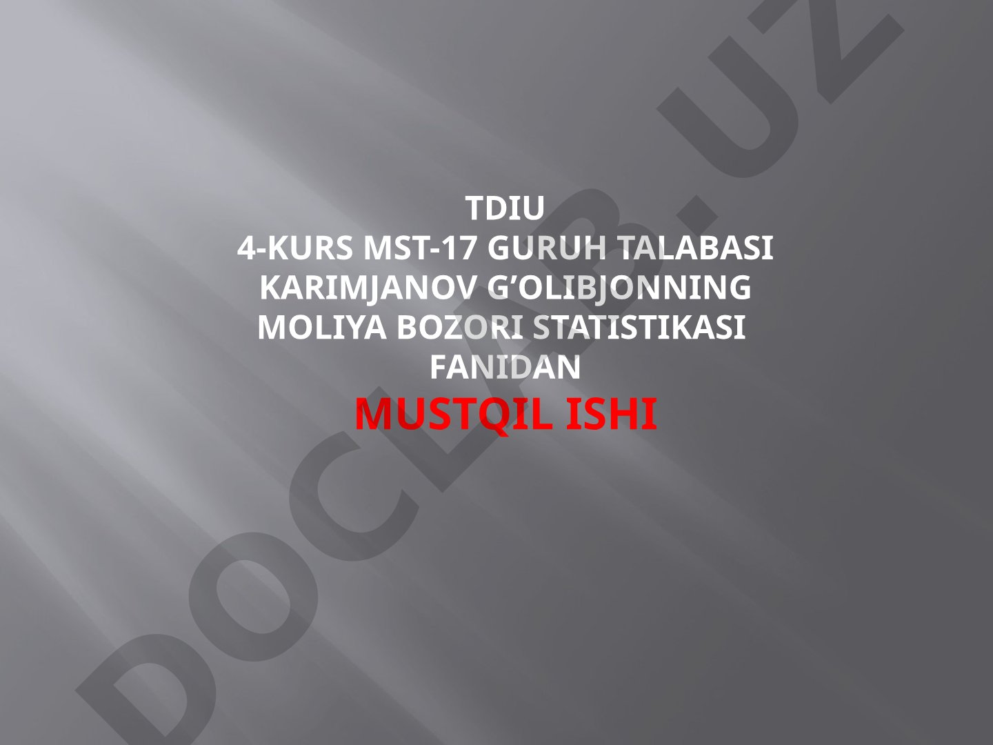 Davlat byudjetining mamlakat ijtimoiy-iqtisodiy rivojlanishidagi o’rni va ahamiyati