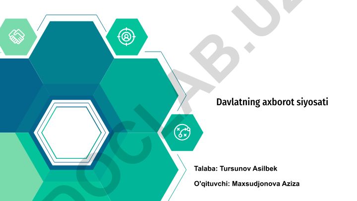 Davlatning axborot siyosati