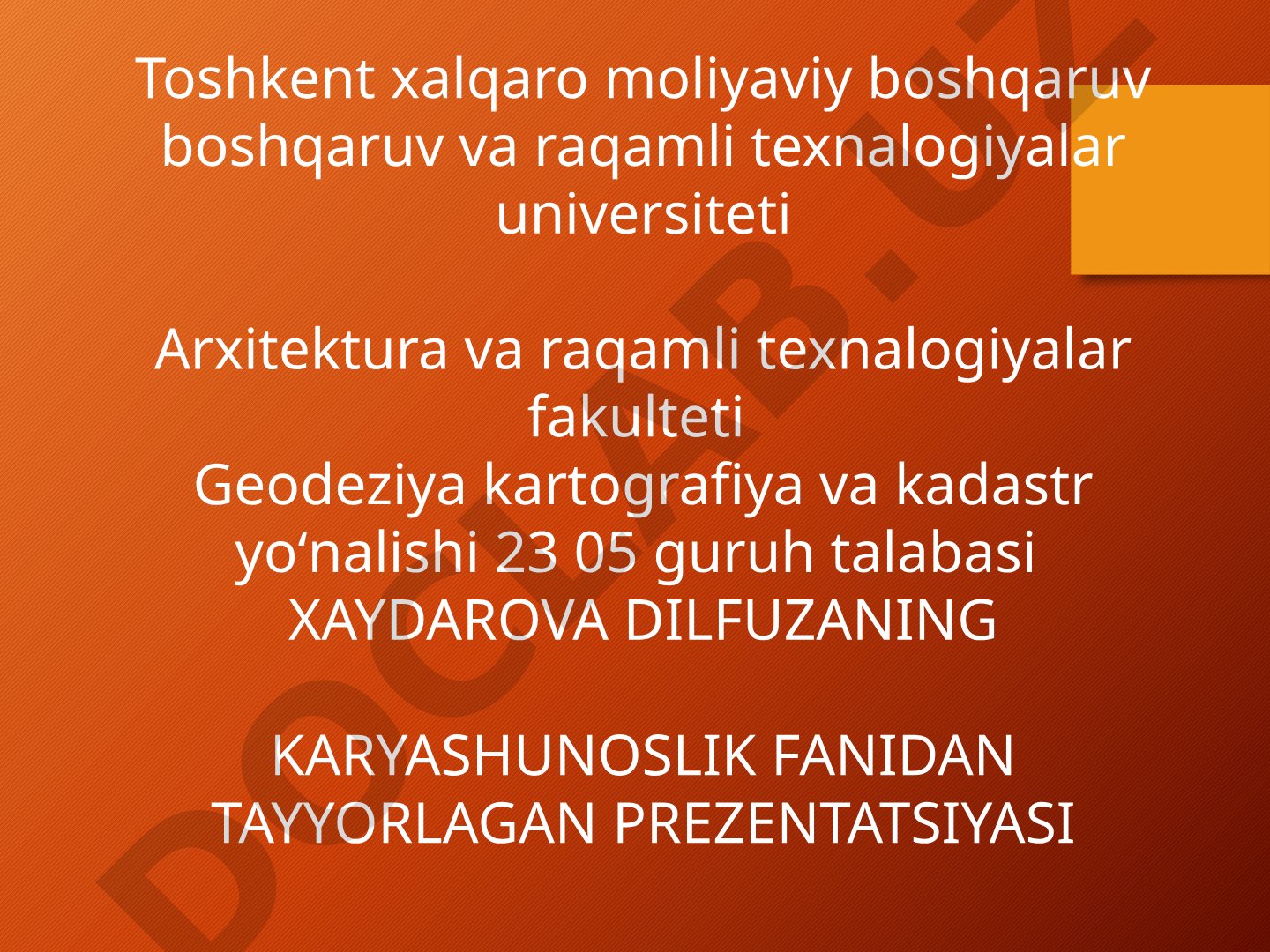 Turli masshtabli kartalarda kartografik generalizatsiyani o‘rganish