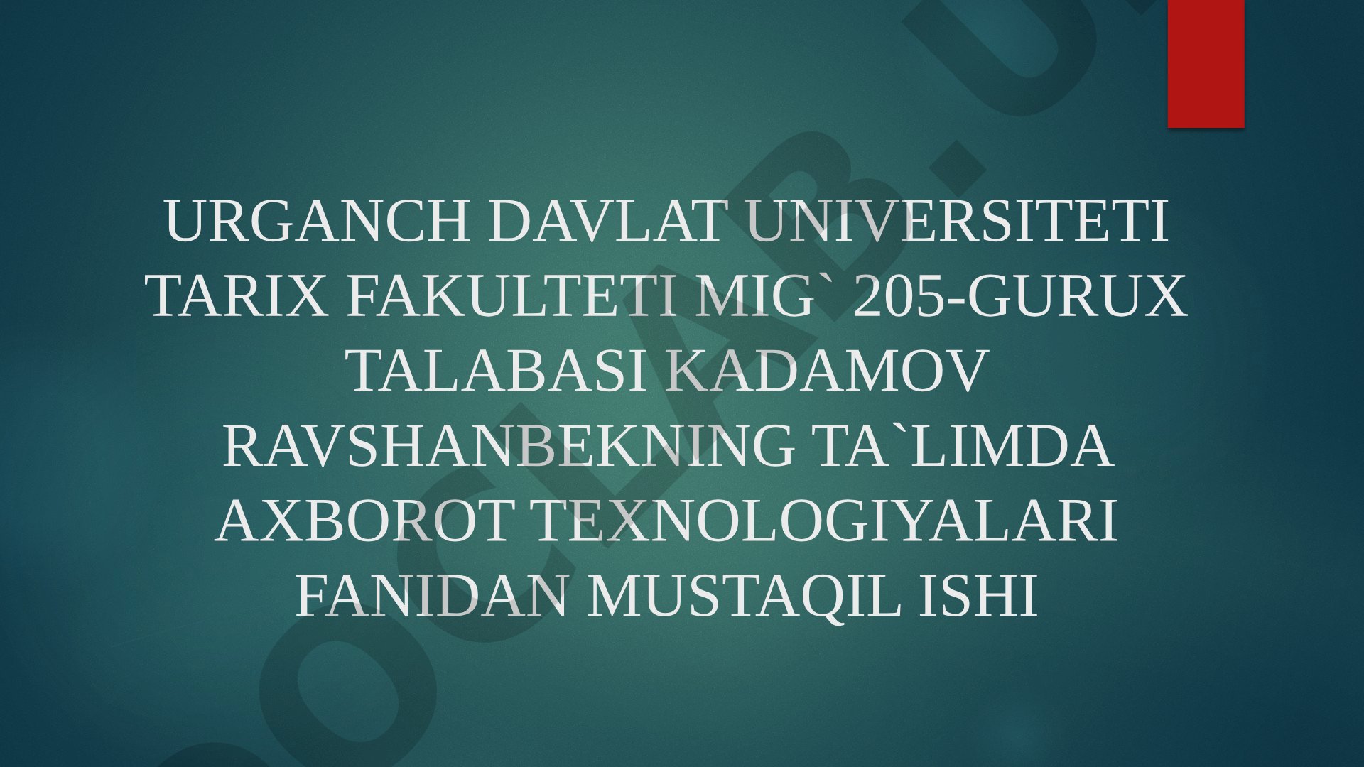 Power Point dasturining asosiy elementlari