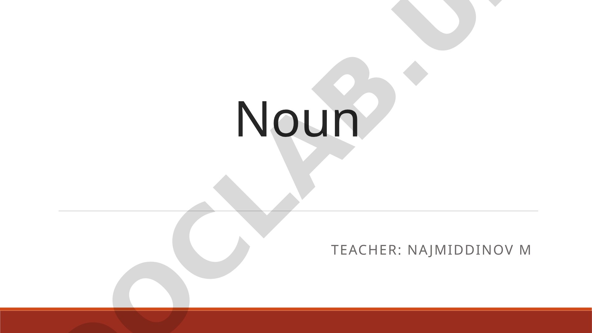 The meaning of nouns and their grammar