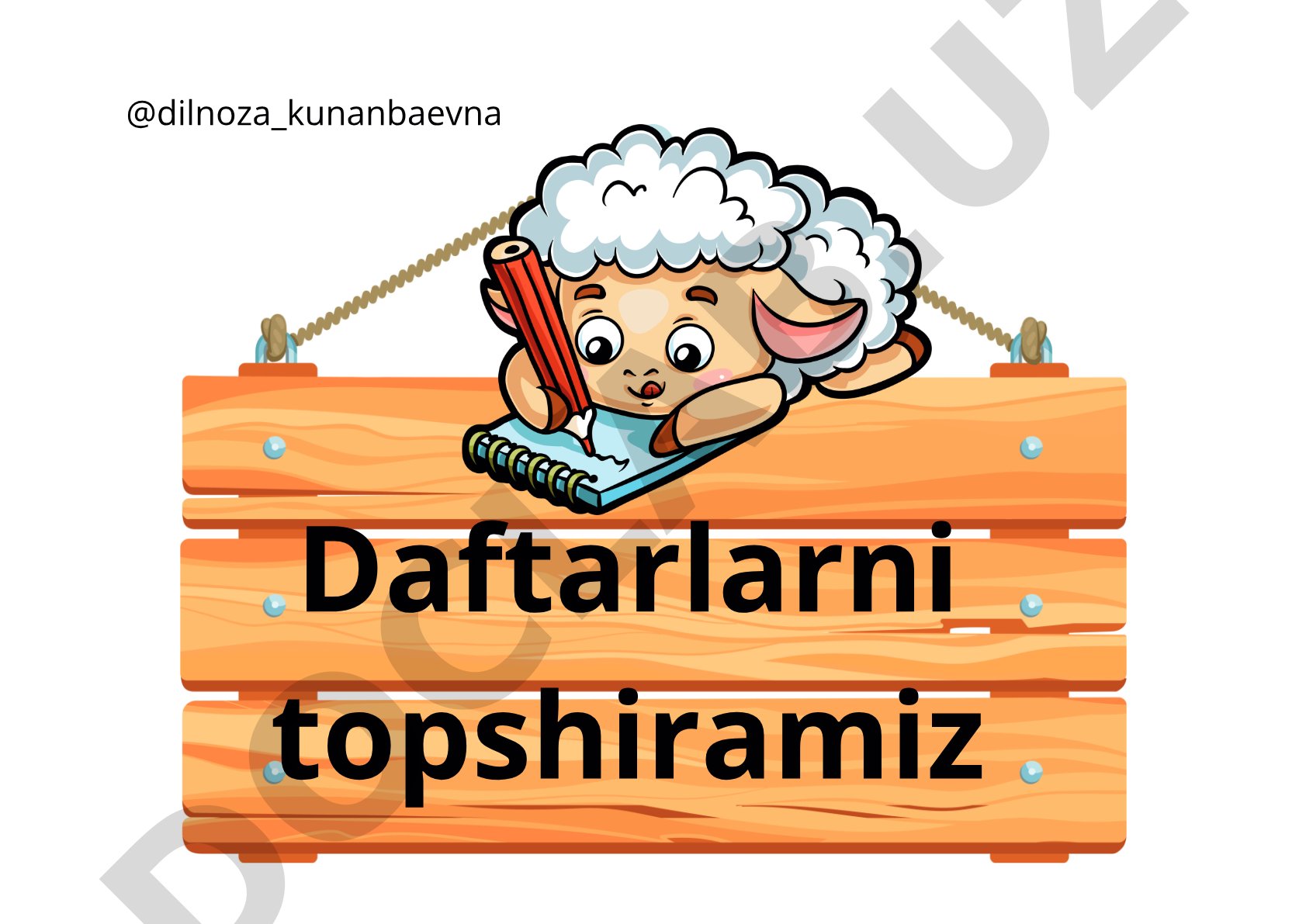 O'quvchilar uchun sinf topshiriqlari va eslatmalar