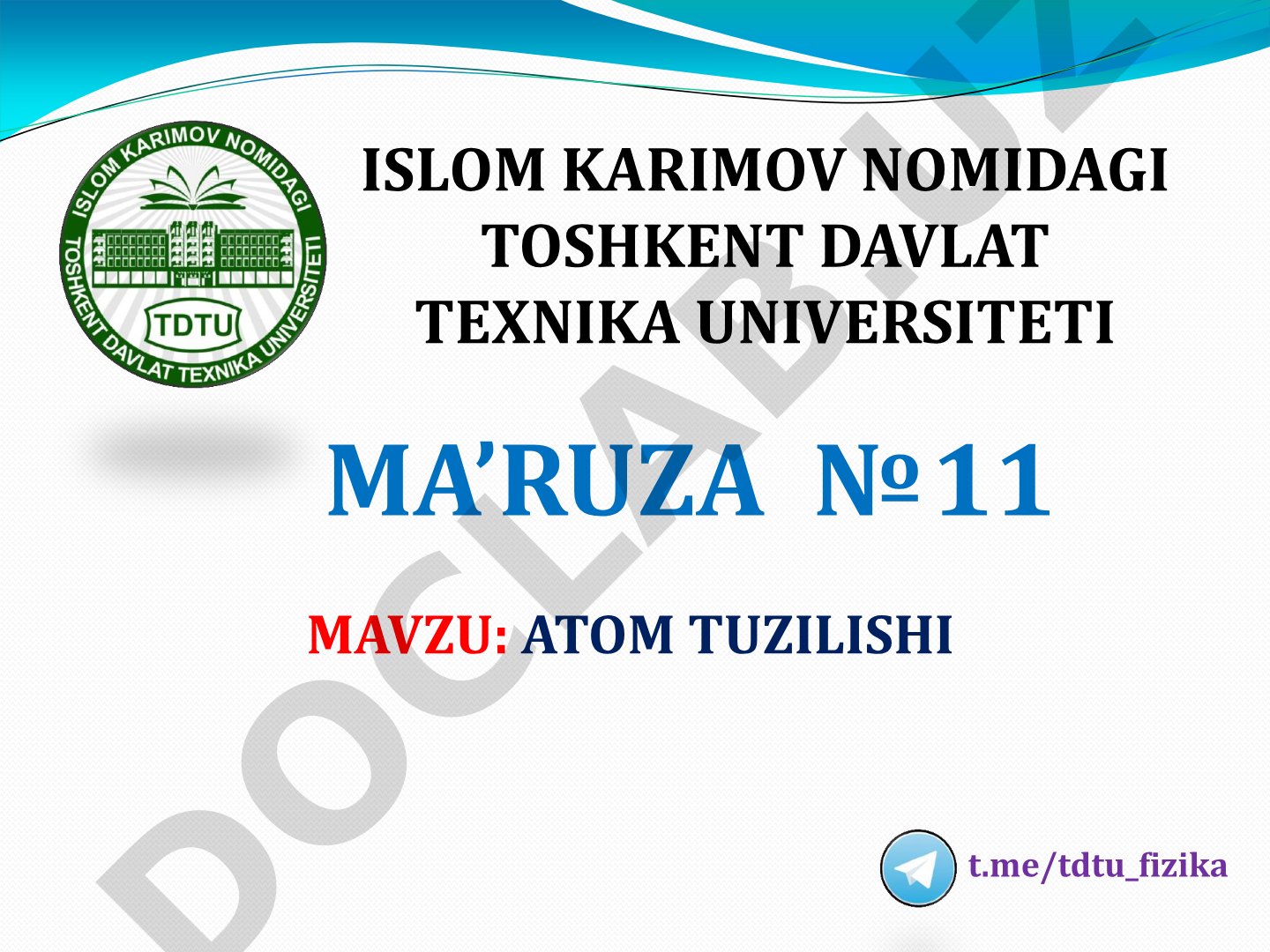 Atom tuzilishi