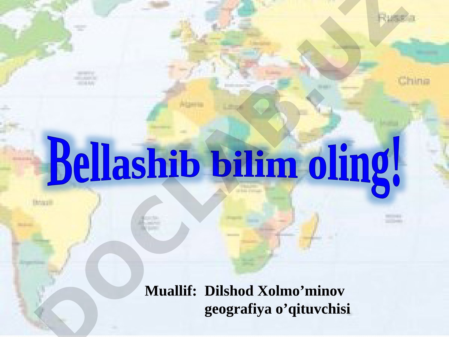 Geografiya fanidan bilim bellashuvi uchun savollar va javoblar